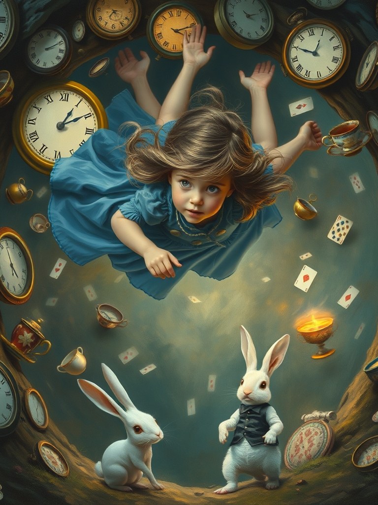 Alice in Wonderland by Lewis Carroll - free classic audiobook cover