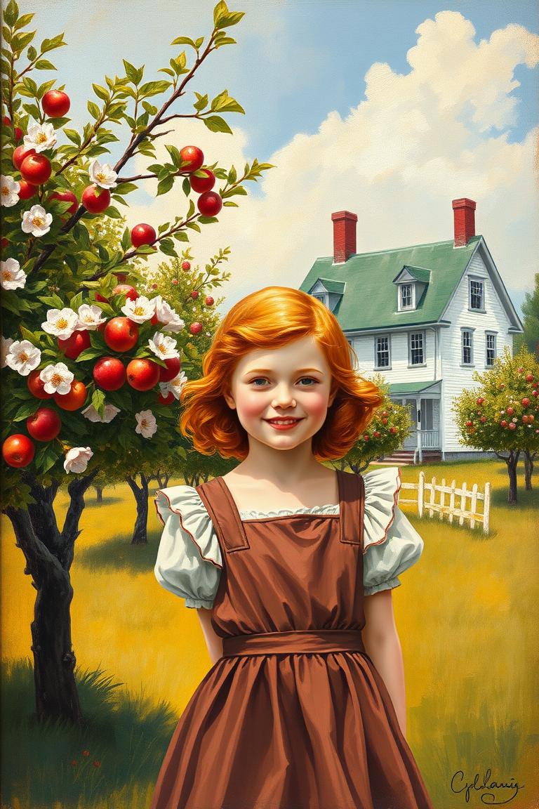 Anne of Green Gables by L. M. Montgomery - free audiobook cover