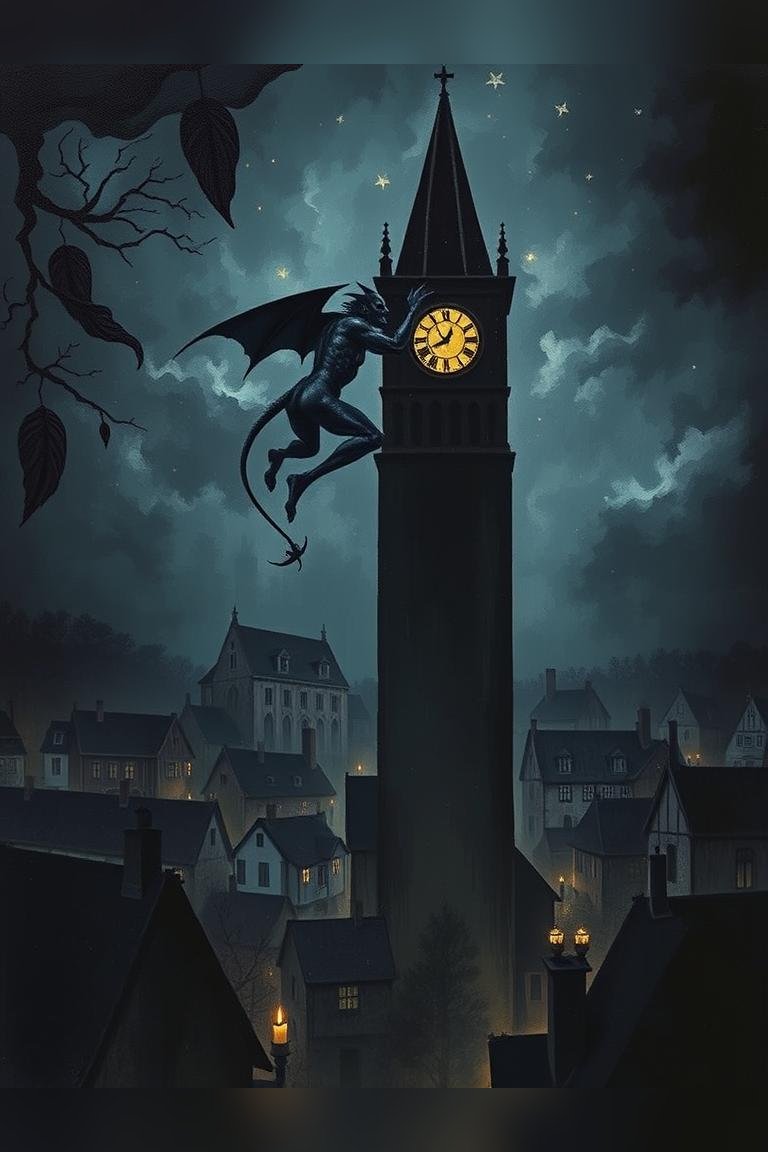 The Devil in the Belfry by Edgar Allan Poe - free audiobook cover