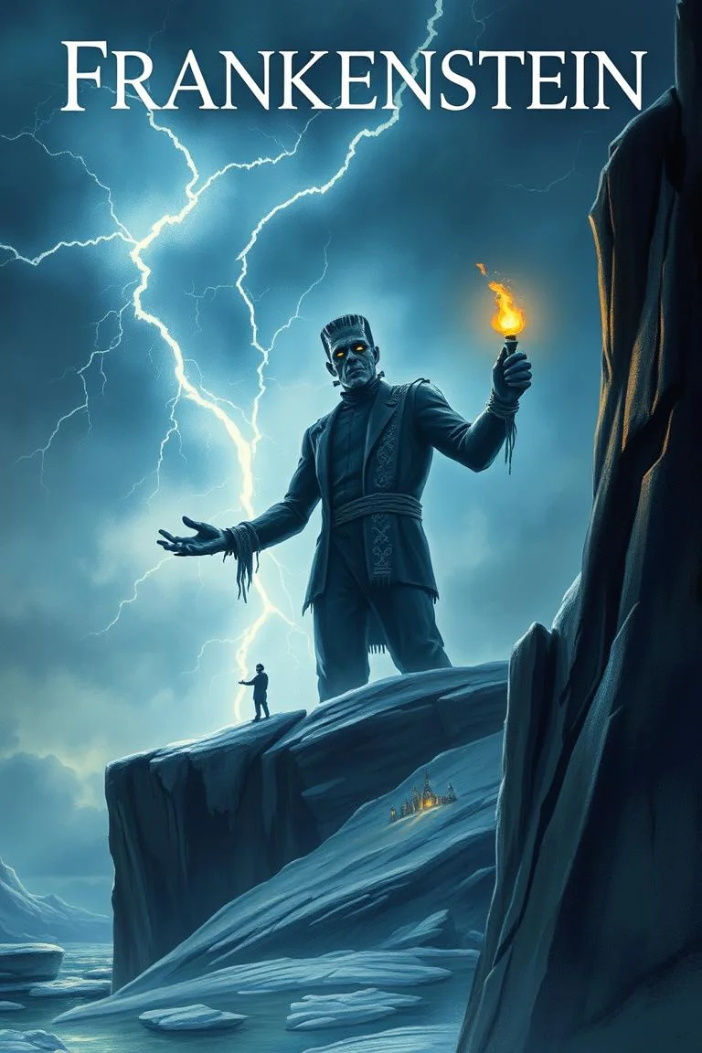 Frankenstein book cover