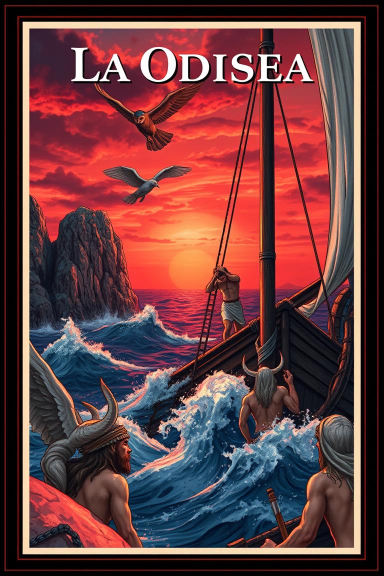 La Odisea - free classic audiobook cover