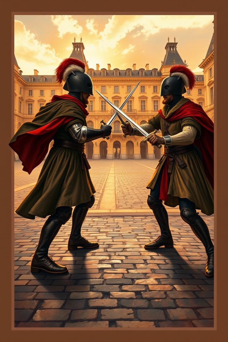 Les trois mousquetaires - free classic audiobook cover