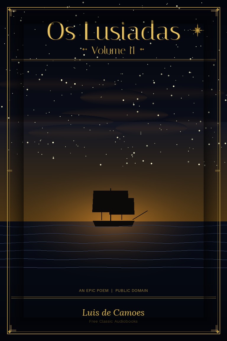 Os Lusiadas Volume II by Luis de Camoes - free classic audiobook cover