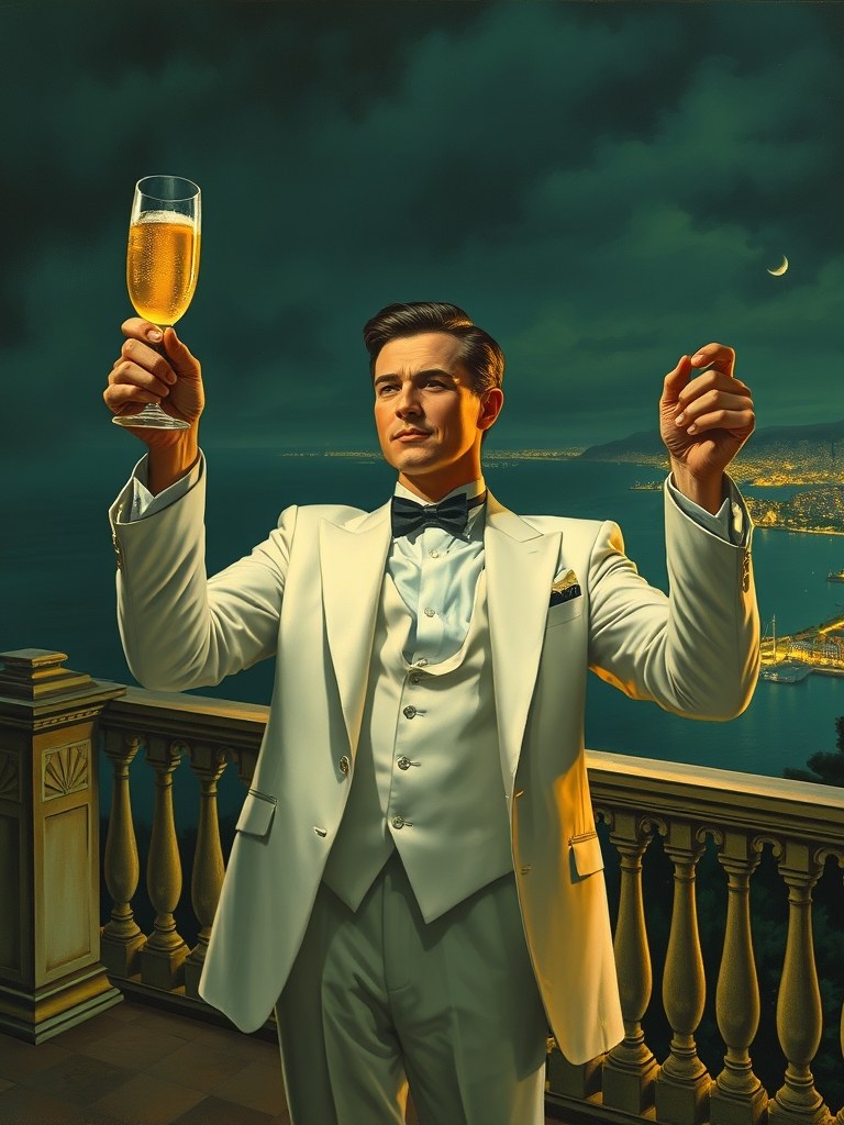 The Great Gatsby by F. Scott Fitzgerald - free classic audiobook cover